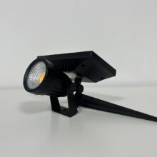 Napelemes leszúrható fekete LED lámpa 2W IP65
